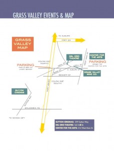 map of Grass Valley map of Grass Valley